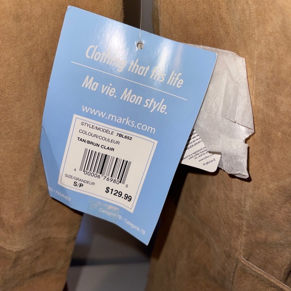 Denver Hayes light brown leather coat woman's - Picture 5 of 6